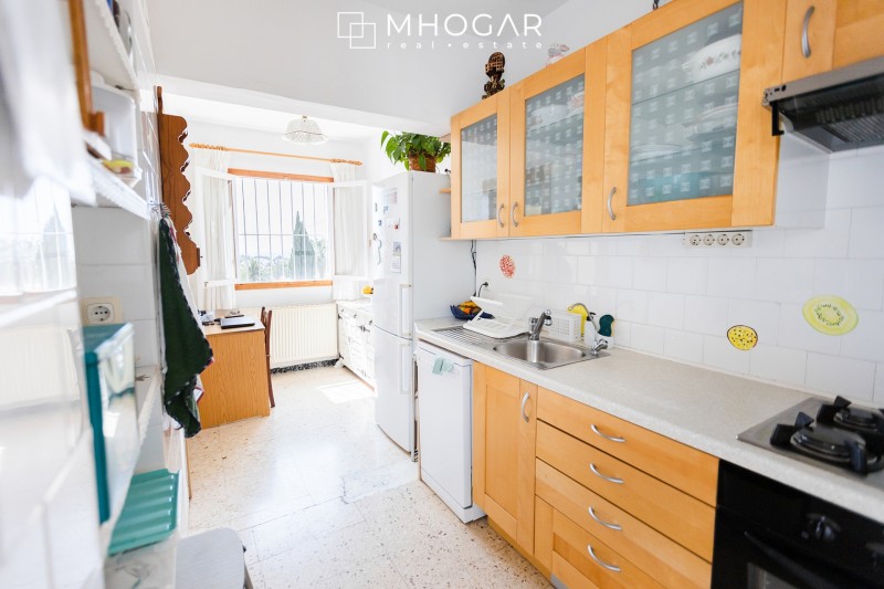 Calpe-Casa hermosa con vistas al mar y Peñón de Ifach a la venta